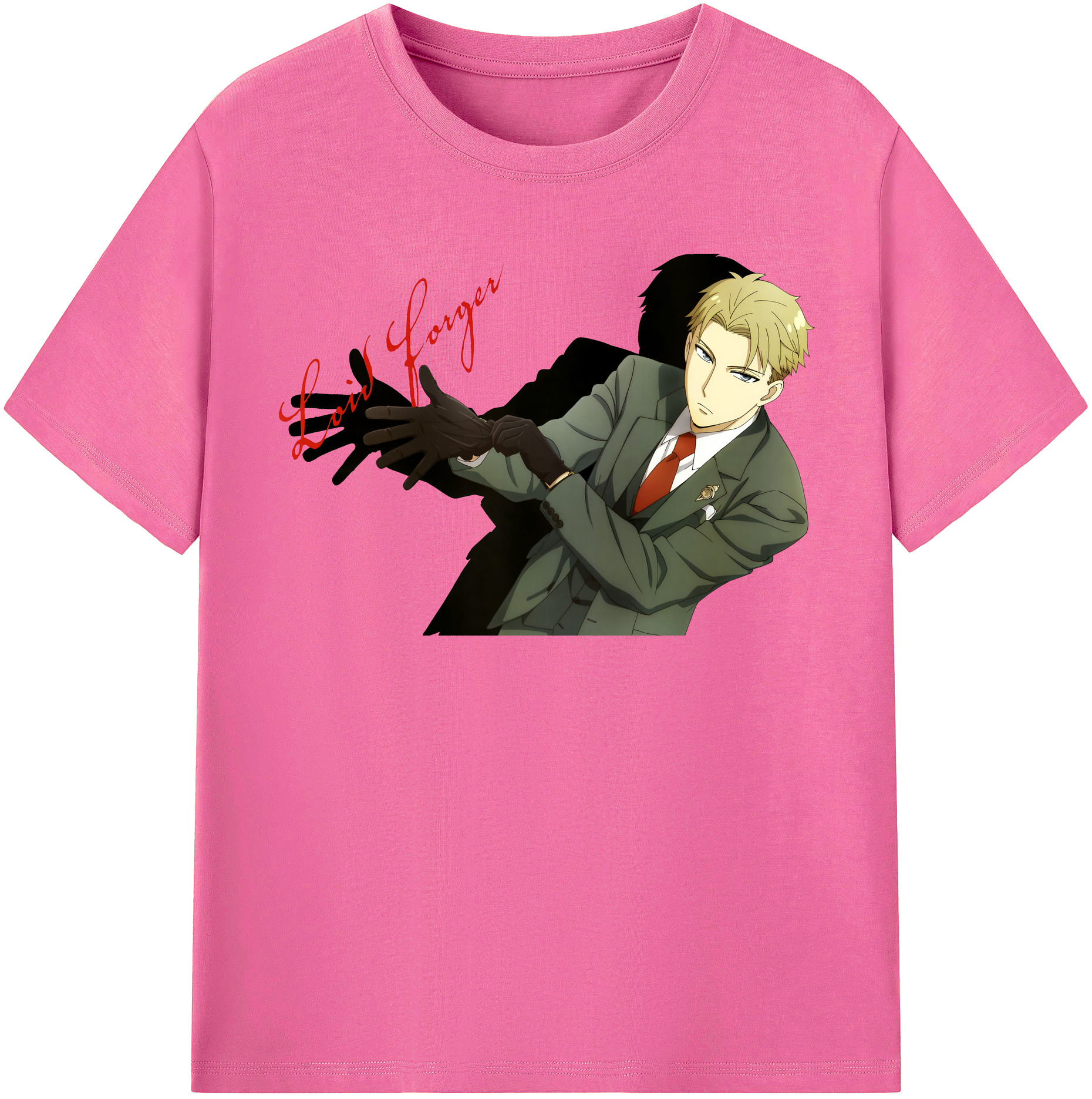 （画像用） SPY×FAMILY间谍家家酒 レディースカジュアルプリントTシャツ（綿100％）